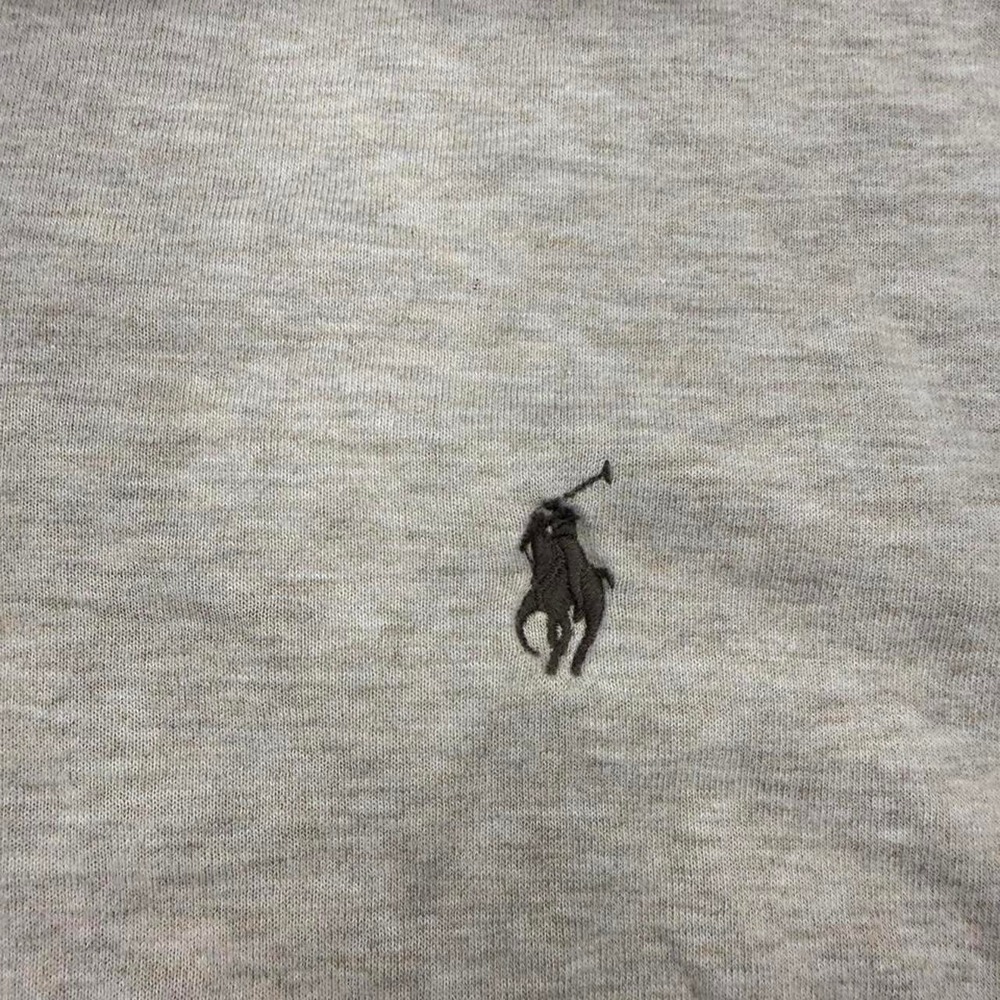 Polo Ralph Lauren quarter zip sweatshirt in XL. Gray & cream colorway - Picture 3 of 7